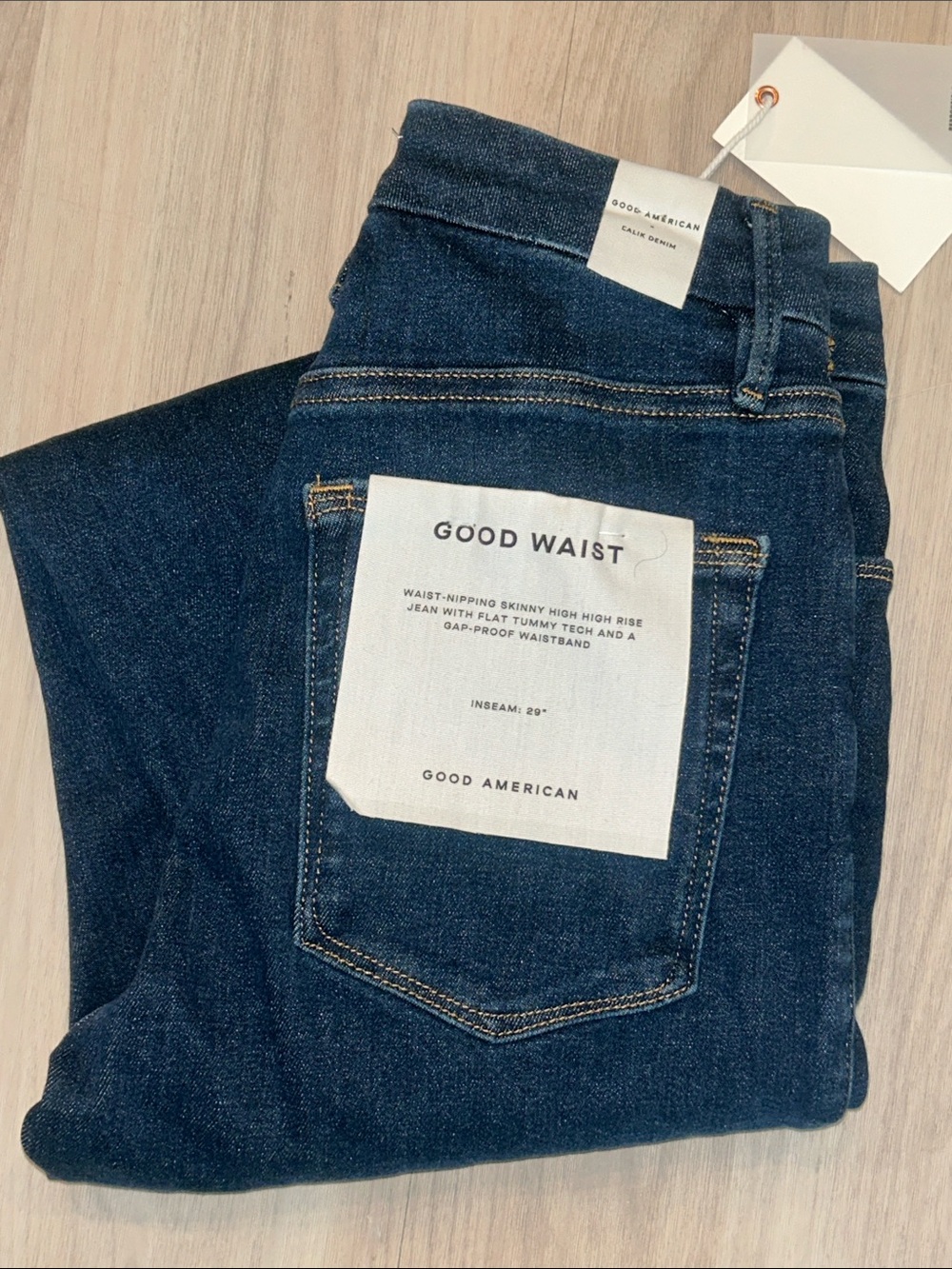 GOOD AMERICAN Blue Jeans size 6-12 NEW